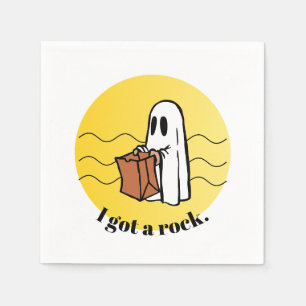 I Got a Rock Halloween Napkin