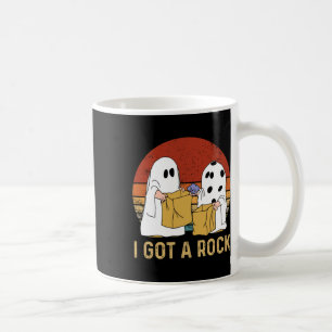 I Got A Rock Shirt Halloween Trick Or Treat Ghost Coffee Mug