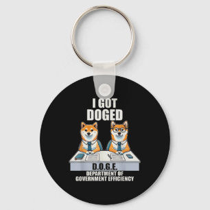 I Got Doged D.o.g.e Department Of Government Key Ring
