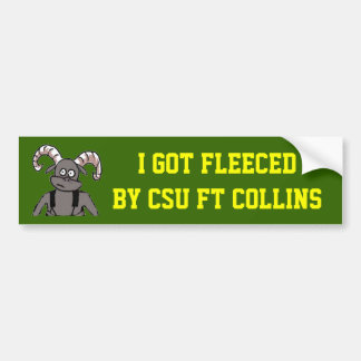 I Got Fleeced Bumper Sticker