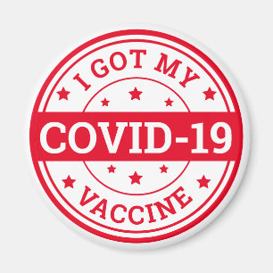 I Got My Covid-19 Vaccine Magnet