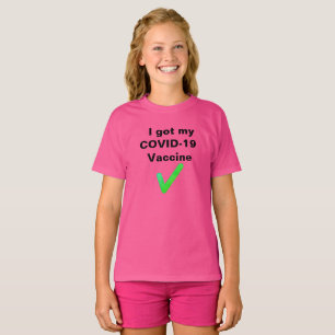 I got my COVID-19 Vaccine.personalised T-Shirt