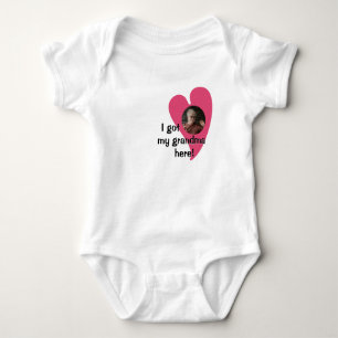 I got my grandma here! Photo Custom  Baby Bodysuit