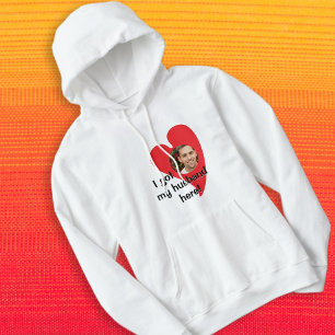 I got my husband here! Photo Custom Hoodie