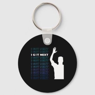I Got Next Basketball Funny - Blue Black Key Ring