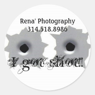 I got shot!! Stickers