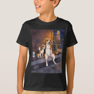 I Got That Dog In Me Funny Beagle Smoking Beer Mem T-Shirt