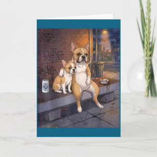 I Got That Dog In Me Funny French Bulldog Smoking  Card