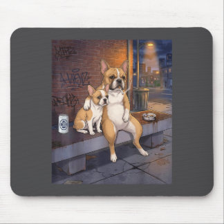 I Got That Dog In Me Funny French Bulldog Smoking  Mouse Pad