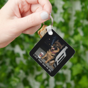 I Got That Dog In Me, Funny German Shepherd Meme Key Ring
