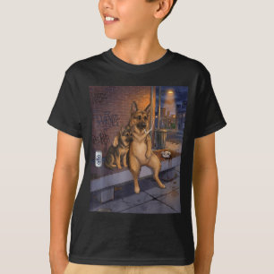 I Got That Dog In Me Funny German Shepherd Smoking T-Shirt
