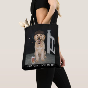 I Got That Dog In Me, Funny Golden Doodle Meme Tote Bag