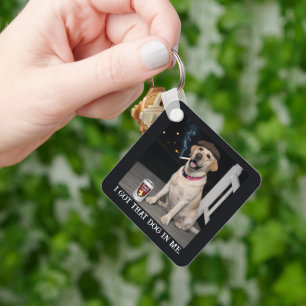I Got That Dog In Me, Funny Labrador Retriever Pet Key Ring