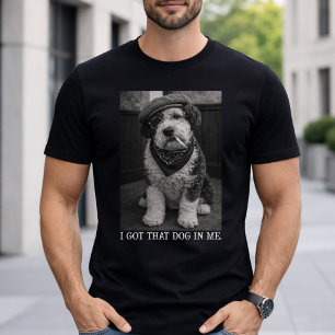 I Got That Dog In Me Funny Sheepadoodle Photo T-Shirt