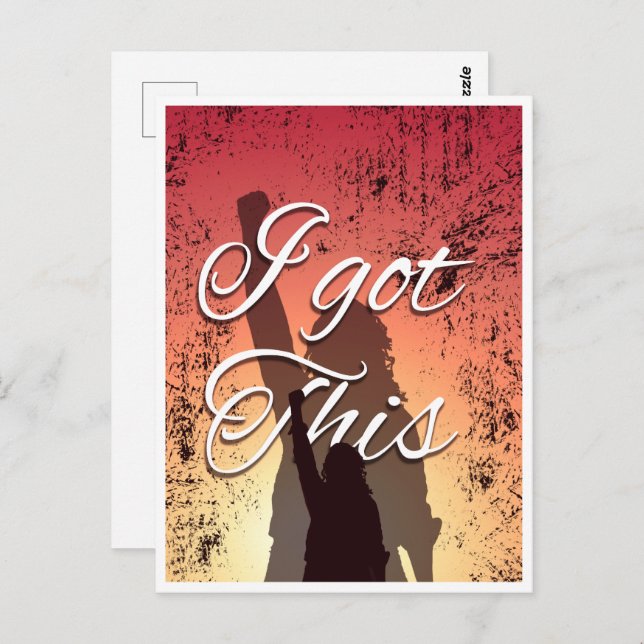 I Got This | Celebrating Women's Strength Triumph  Postcard (Front/Back)