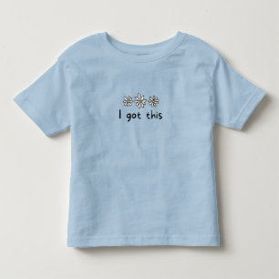 I Got This Hippie Daisy Positive Vibe's  Toddler T-Shirt