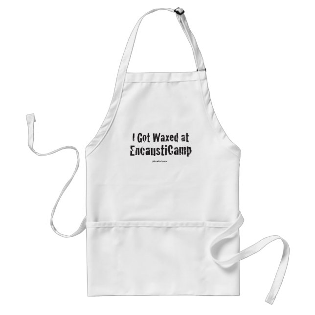 I Got Waxed apron (Front)