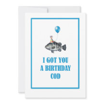 i Got You A Birthday Cod Gift Birthday Fish Lovers