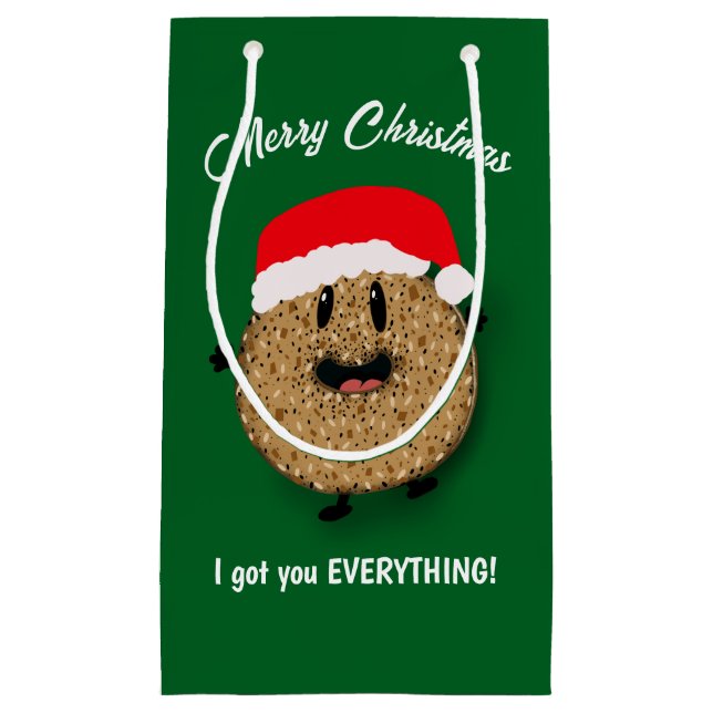 I got you EVERYTHING! bagel Christmas Gift Bag (Front)