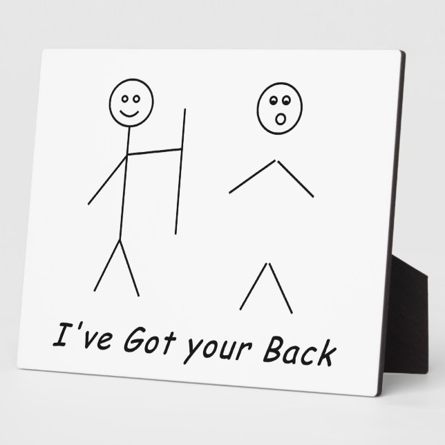 I got your Back Plaque (Side)
