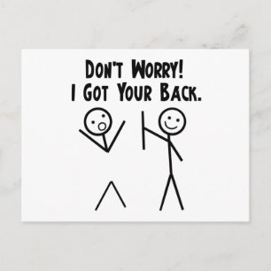 I Got Your Back! Postcard