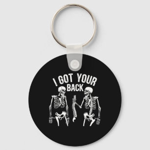 I Got Your Ck Funny Skeleton Spine Halloween Costu Key Ring