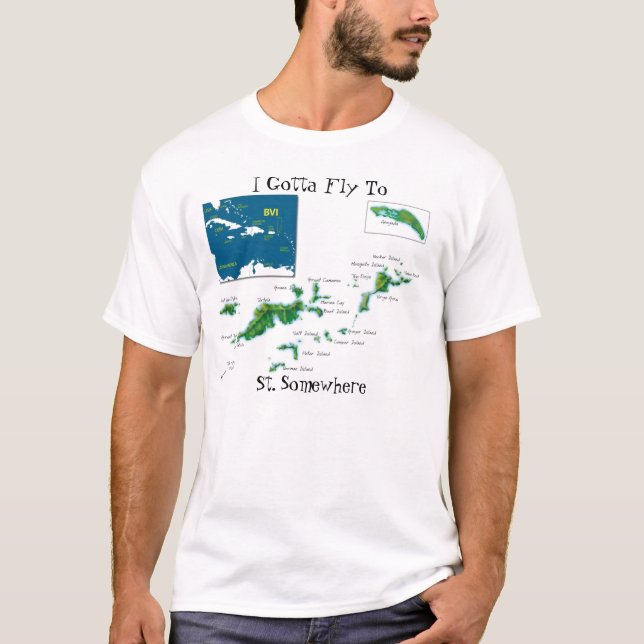 I Gotta Fly To St. Somewhere T-Shirt (Front)