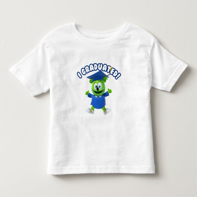 I Graduated! Toddler T-Shirt Gummibar (Front)