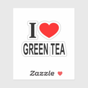 I ❤️ GREEN TEA I LOVE GREEN TEA I HEART GREE Vinyl
