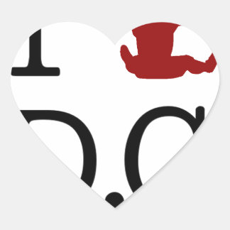 I Griffining (Love) D.C. Heart Sticker