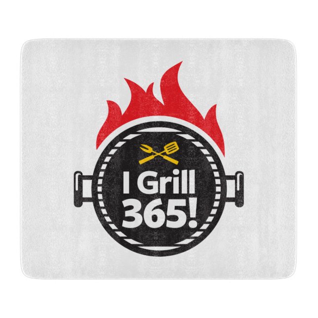 I Grill 365! Cutting Board (Front)