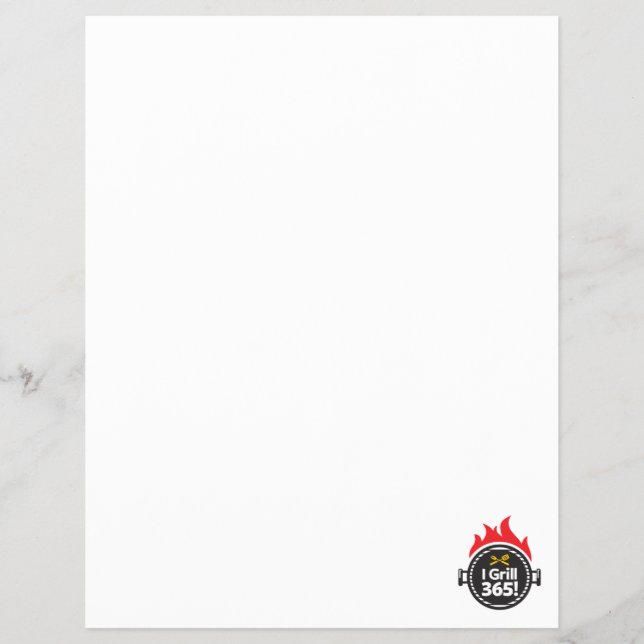 I Grill 365! Flyer (Front)