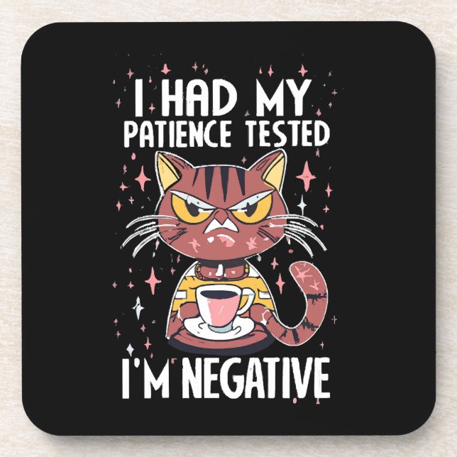 I had my Patience test! Coaster (Front)
