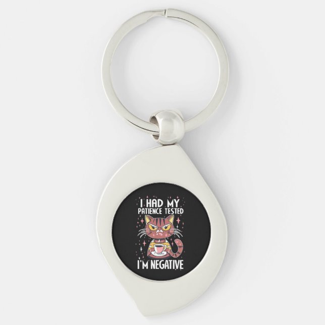 I had my Patience test! Key Ring (Front)