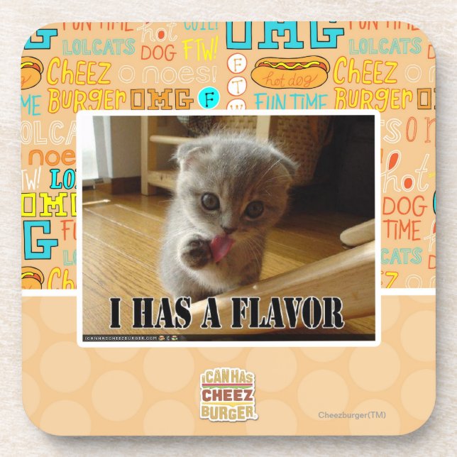 I has a flavour coaster (Front)