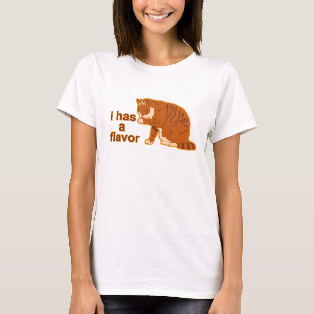 I has a flavour, LOL CAT T-Shirt (Front)