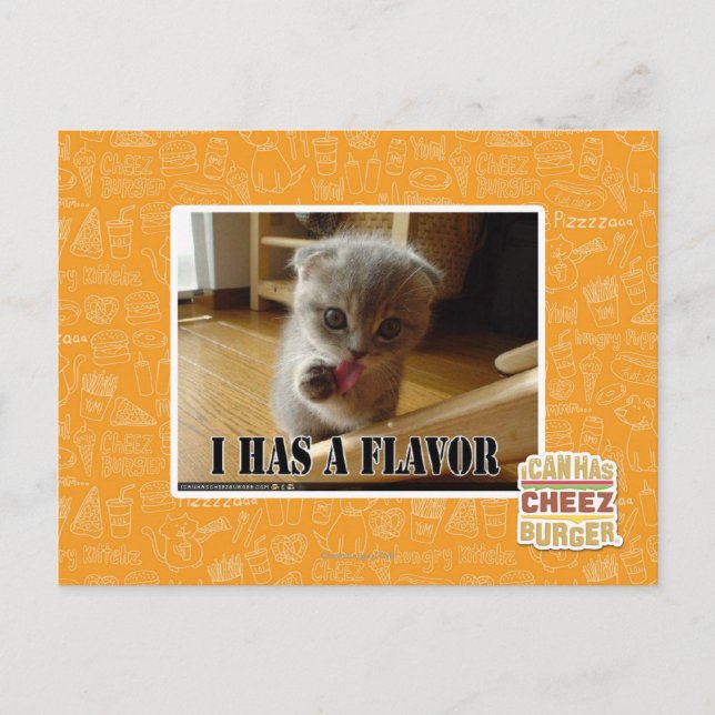 I has a flavour postcard (Front)