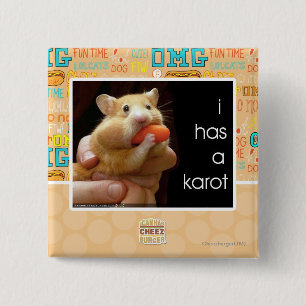 I has a karot 15 cm square badge