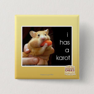 I has a karot 15 cm square badge