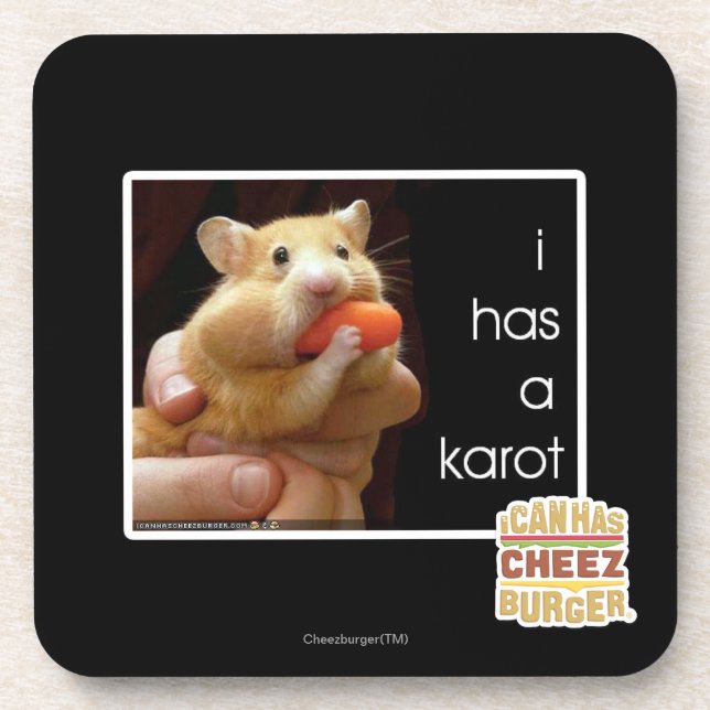 I has a karot coaster (Front)