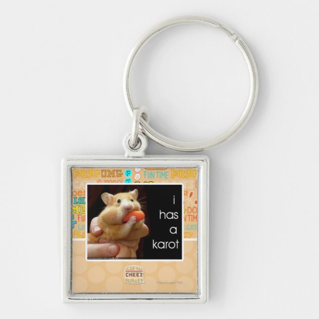 I has a karot key ring (Front)