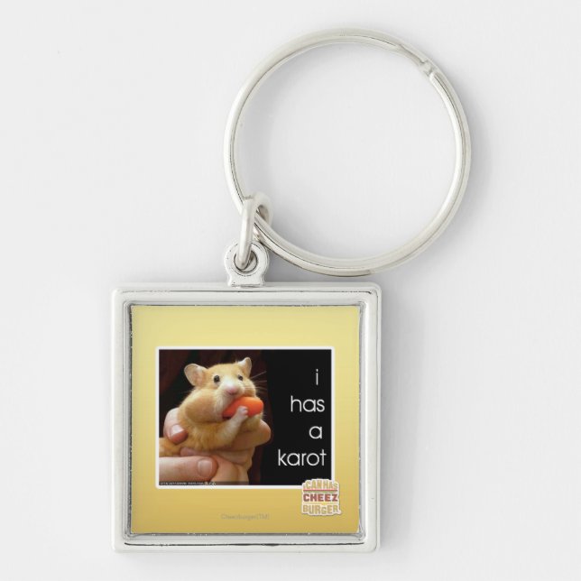 I has a karot key ring (Front)