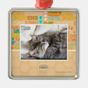 I has a u metal tree decoration