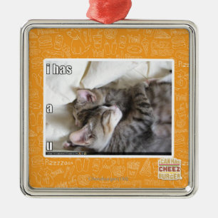 I has a u metal tree decoration