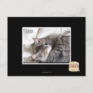 I has a u postcard