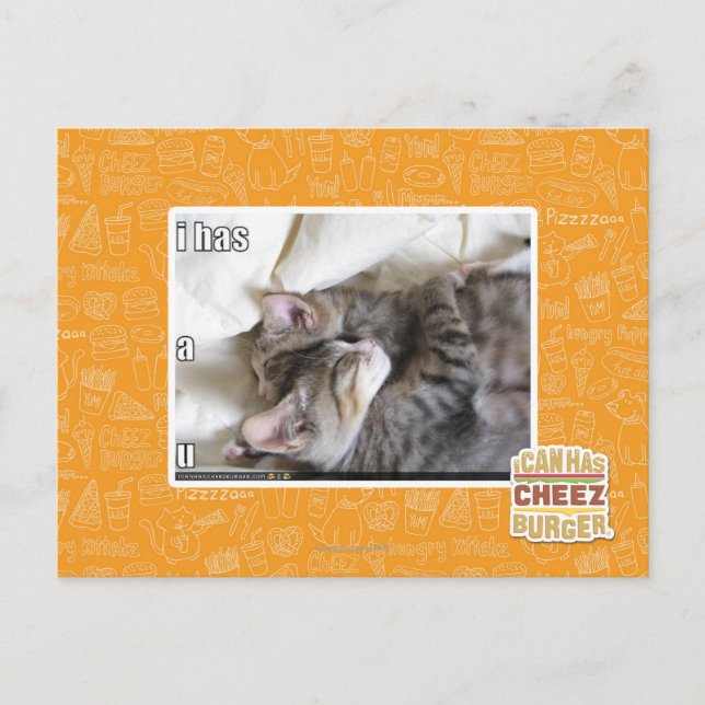 I has a u postcard (Front)