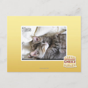I has a u postcard