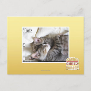 I has a u postcard