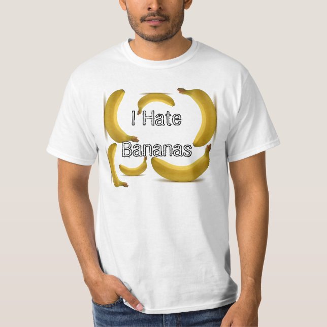 I Hate Bananas - T-Shirt (Front)