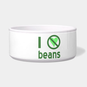 I Hate Beans Green Text